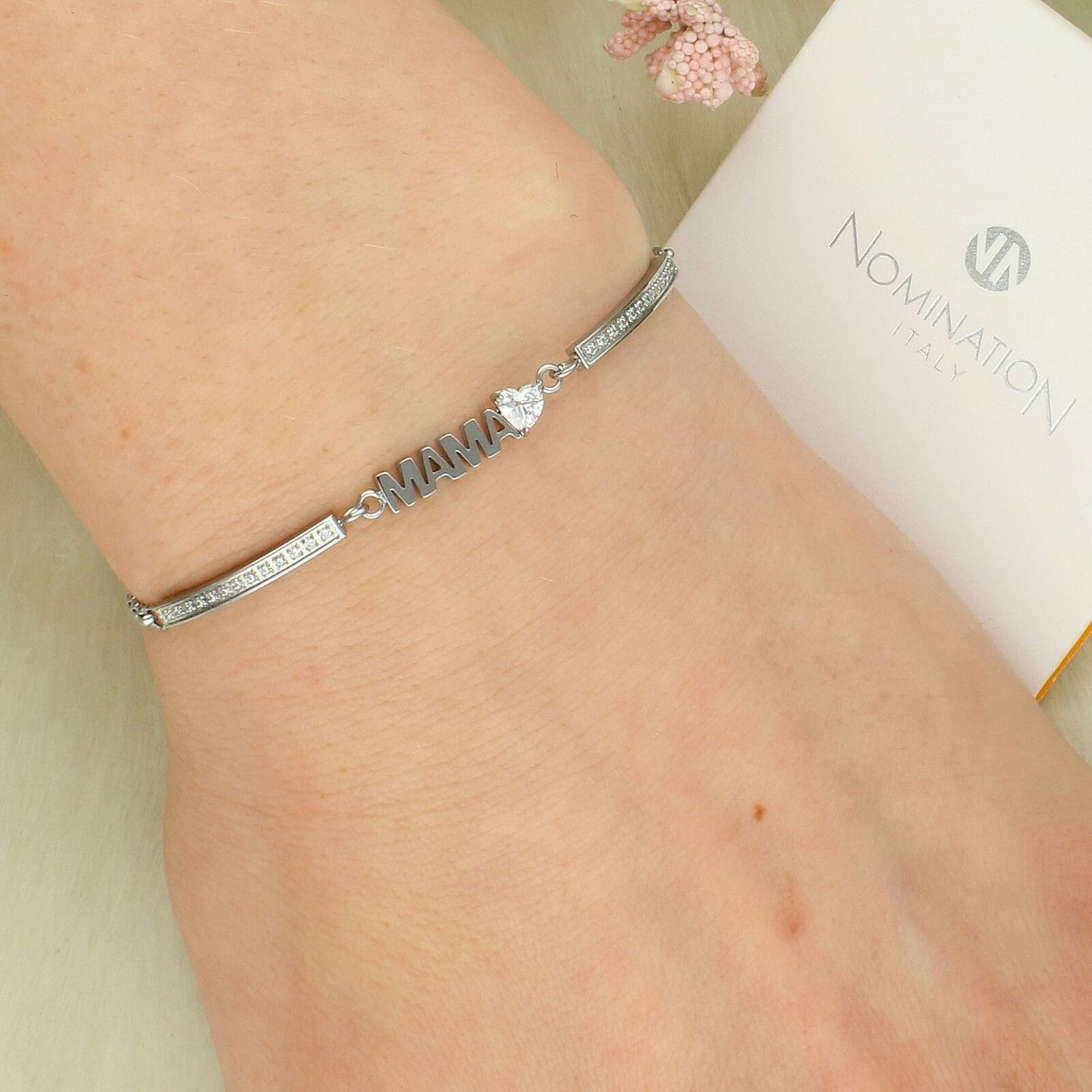 Bransoletka Nomination Italy Family – MAMA Stalowa z Cyrkoniami 028025 004.jpg